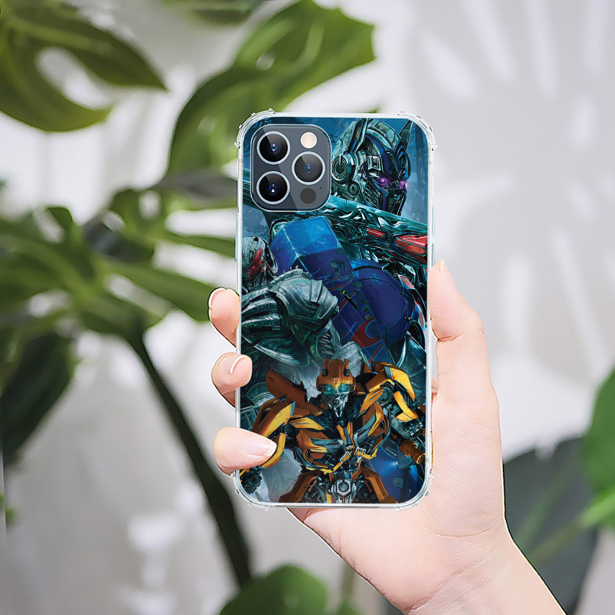 （画像用） Transformers トランスフォーマー 【iPhone 12シリーズ対応】透明スマホケース（クリアソフトケース）